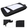 10in Black Surfboard Surfing Fin Storage Bag Durable Canvas Handbag