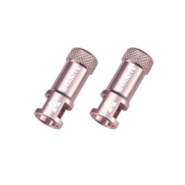 Granite Juicy Nipple Valve Cap with Valve Core Removing Function, Easy to Use Bike Tire Caps Dust Covers, Durable Alloy Tire Valve Cap (Pink)