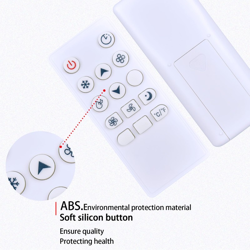 MOVHEIYL Replacement Remote Control for Shinco SPF1-08C SPF1-10C, for SereneLife