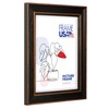 Frame USA 16x20 Picture Frame, Black and Bronze, Olympic Series,