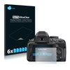 6x Screen Protector for Nikon D5200 Protection Film - Crystal-Clear,