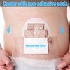 Waterproof Wound Bandage Patches with Absorbent Gauze Pads, Large Wound