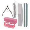 Kit De Para Manicure Y Limas Para Uñas Profesional 12