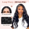 Emistar HD Lace Frontal Wig 13x6 Hand Tied Synthetic Lace