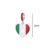 Mayfer | Charm de plata .925 con figura de corazón