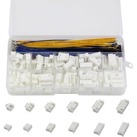 PENGLIN 291pcs JST-XH 2.54mm Connector Kit with 22AWG Crimped Cable Male Female 2/3/4/5/6/7 Pin Housing JST Adapter for FPV Drone Flight Controller