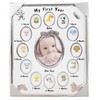 MIMIA Birthday Celebration Baby Photo Frame with 12 Months Growth