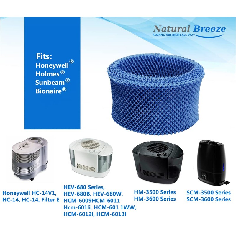 Natural-Breeze Washable & Reusable Humidifier Filter – Compatible with Honeywell