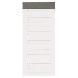 to do List (Checklist) Notepad 40sheets Line of 14, 3.2" X 7.3"(8.2cm X 18.5cm)