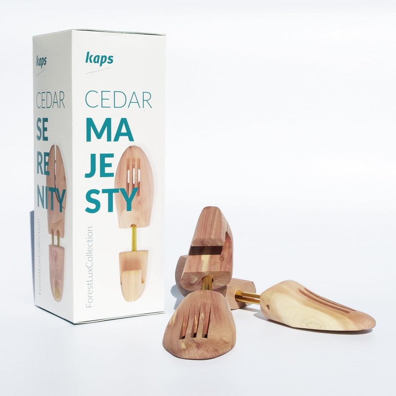 Kaps 100% Handmade Delicate Scented Cedar Wood Shoe Tree High