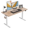 CubiCubi Height Adjustable Electric Standing Desk, 55 x 24 Inches