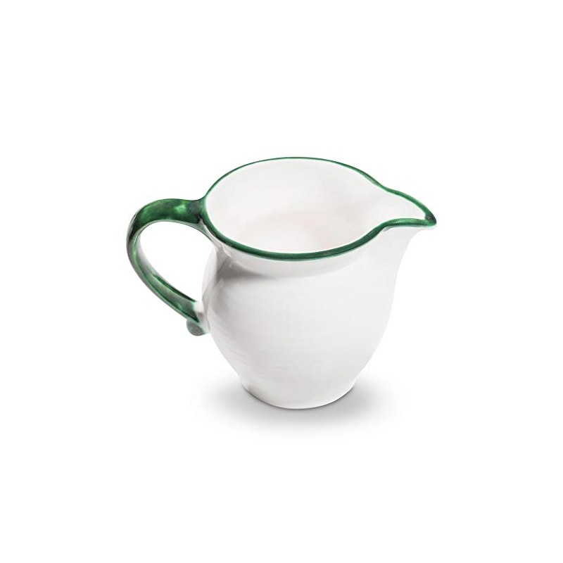 GMUNDNER KERAMIK Milk Jug Smooth Capacity 0.3 Litres Green Deer