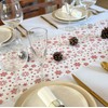 NATUARTE, Christmas Table Runner, Non Woven Fabric Roll of 25