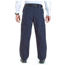 5.11 Tactical Men's Active Work Pants, Superior Fit, Double Reinforced, 100% Cotton, Fire Navy, 36W x 32L, Style 74251