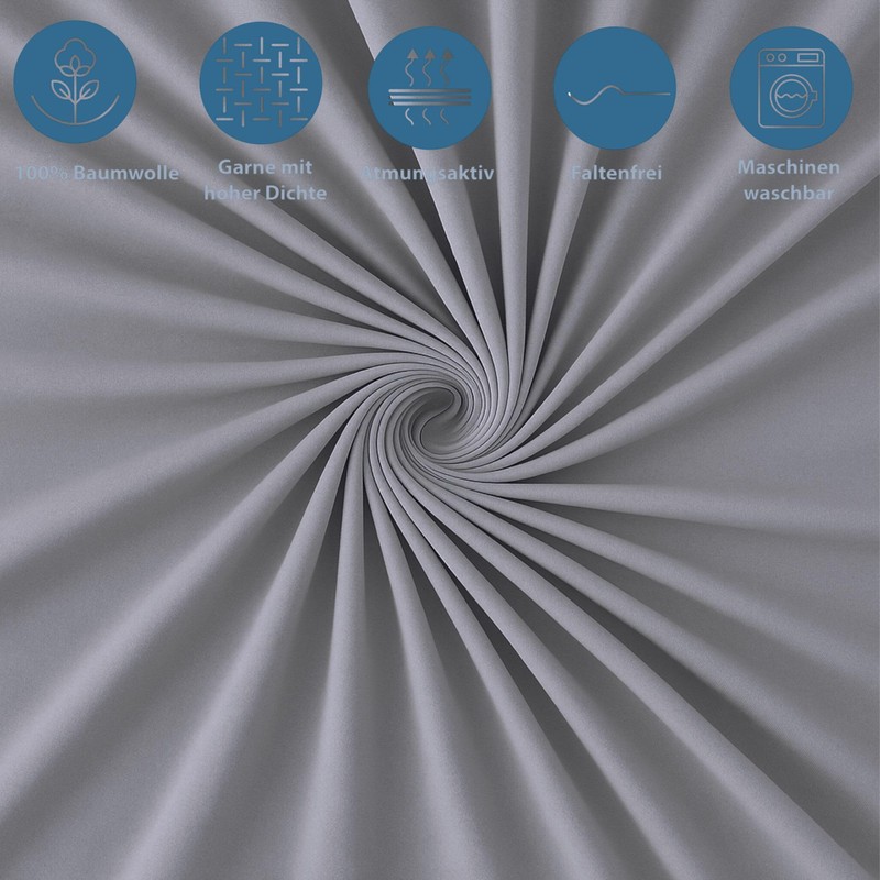 Fitted Sheet, 90 x 200 - 100 x 200 cm,