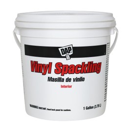 DAP 12133 Vinyl Spackling Rtu Ga Raw Building Material, 1 gal, White
