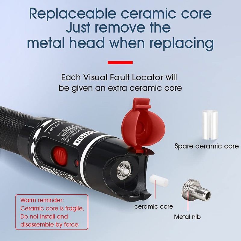 DAXGD 50mW Optical Fibre Tip Pen Optical Troubleshooter Cable Tester