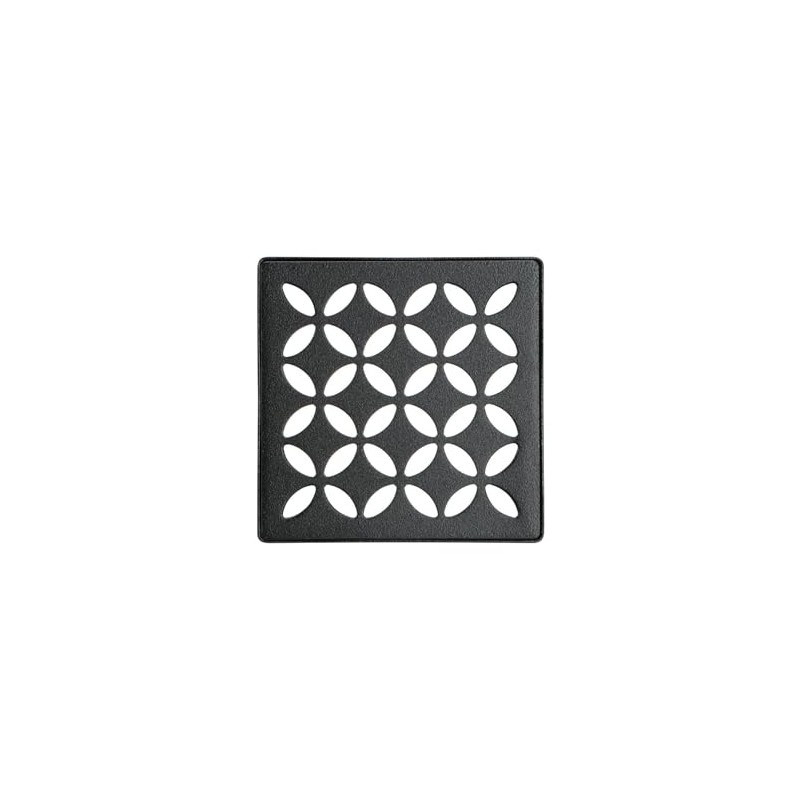 Schluter Kerdi-Drain Floral Shower Grate Kit with Integrated Bonding Flange