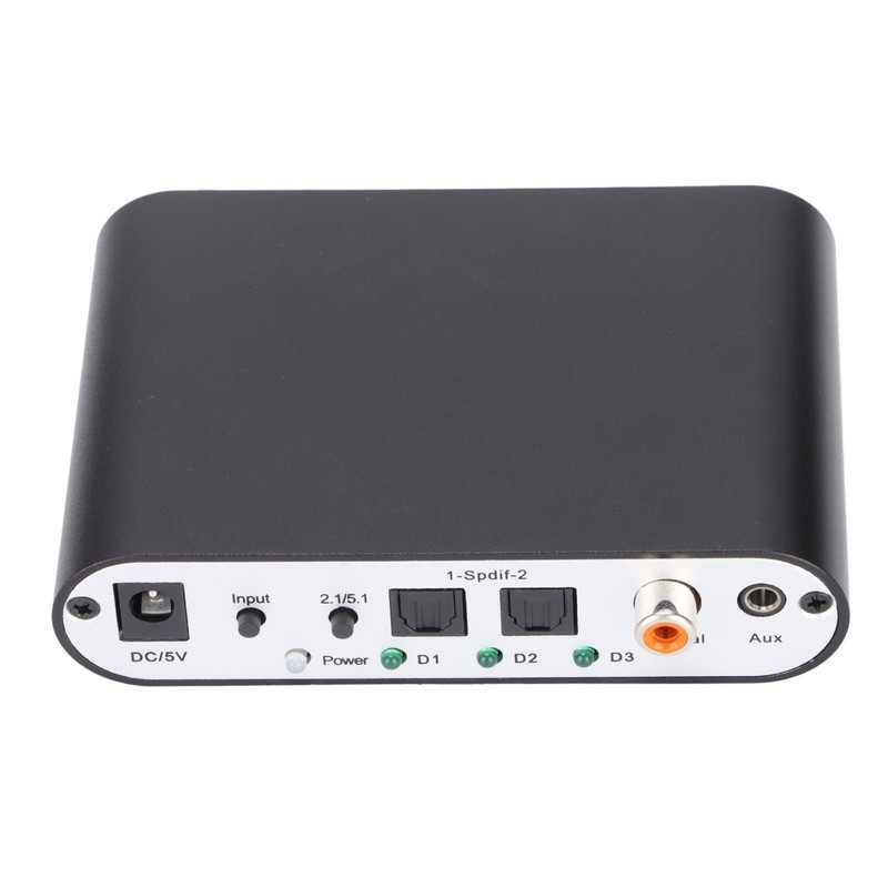 5.1 Digital Sound Decoder Converter Stereo SPDIF Coaxial AUX to
