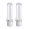 Restynic 2 Pack Herb Keeper Container for Refrigerator, Clear Storage