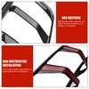 KAKABAS Tail Light Cover Trim Frame, Carbon Fiber Protective Frame