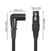 2PCS Microphone Extension Cables 3 Pin XLR Male to Female