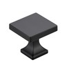 Cabinet Knobs Matte Black Square Knobs for Cabinets and Drawers