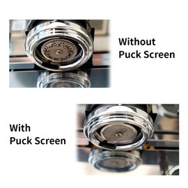 watchget 51/53/58.5mm エスプレッソパックスクリーン 厚さ1mm 150μm 再利用可能 ステンレススチール ファインコーヒーフィルターメッシュ (58.5mm(厚さ1mm)))