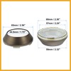 Partuto 65mm Dia Car Wheel Center Hub Caps Bronze Tone
