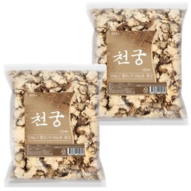 Cheongung Dried Cheongung 500g x 2 / 천궁 말린 천궁 500g 2개