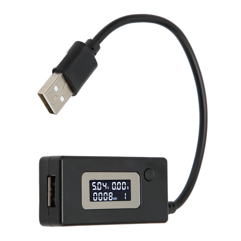 USB Voltage Current Tester LCD Display 50mA‑3500mA USB Multimeter 3‑15V