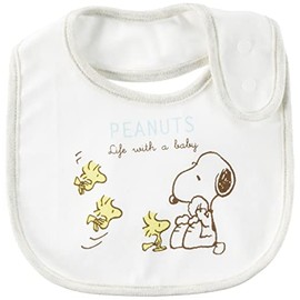 Peanuts 215155602 Snoopy Newborn Baby Bib, One Size Fits All, Snoopy