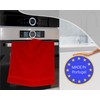 Lashuma Linz Terry Kitchen Towels Red Cotton Tea Towels 50