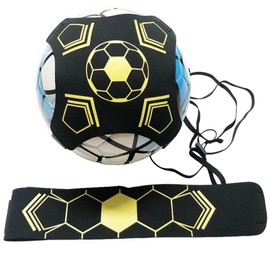Kaxich Football Kick Trainer, Adjustable Soccer Training Waist Belt Flexible Football Practice Equipment for Football, Volleyball, Rugby, Indoor and Outdoor, Children and Adults, 3 4 5 Balls