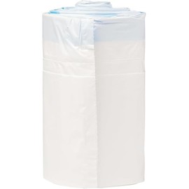 Caring Disposable Commode Liners – 50 Count Universal Fit Toilet Liners for Bedside Commodes, Camping, Travel & More – Leak-Proof, Easy-Tie Bags