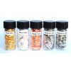 Gold, Silver, Copper, Platinum, Palladium element samples in 7ml glass vials