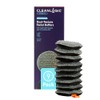 Cleanlogic Almohadillas faciales exfoliantes de doble textura carbón negro/gris, 9
