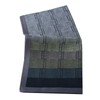 Mens Luxury 100% Cotton Handkerchiefs Plaid 6PCS