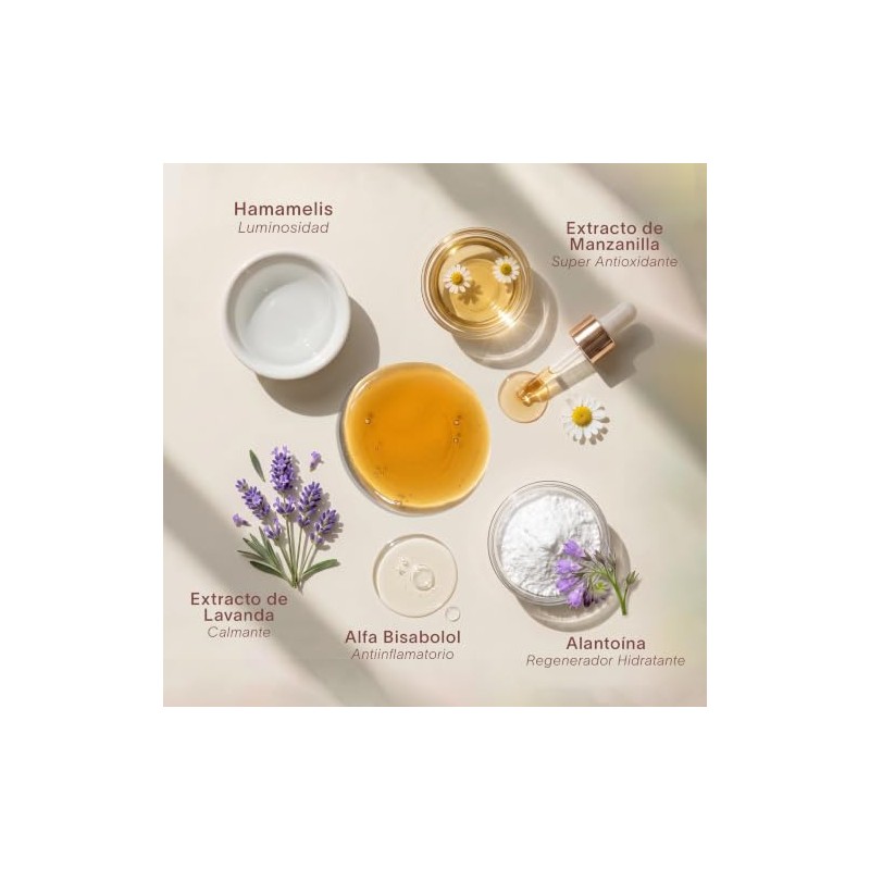 Calm Boost Booster Calmante - Suero con Manzanilla, Hamamelis y