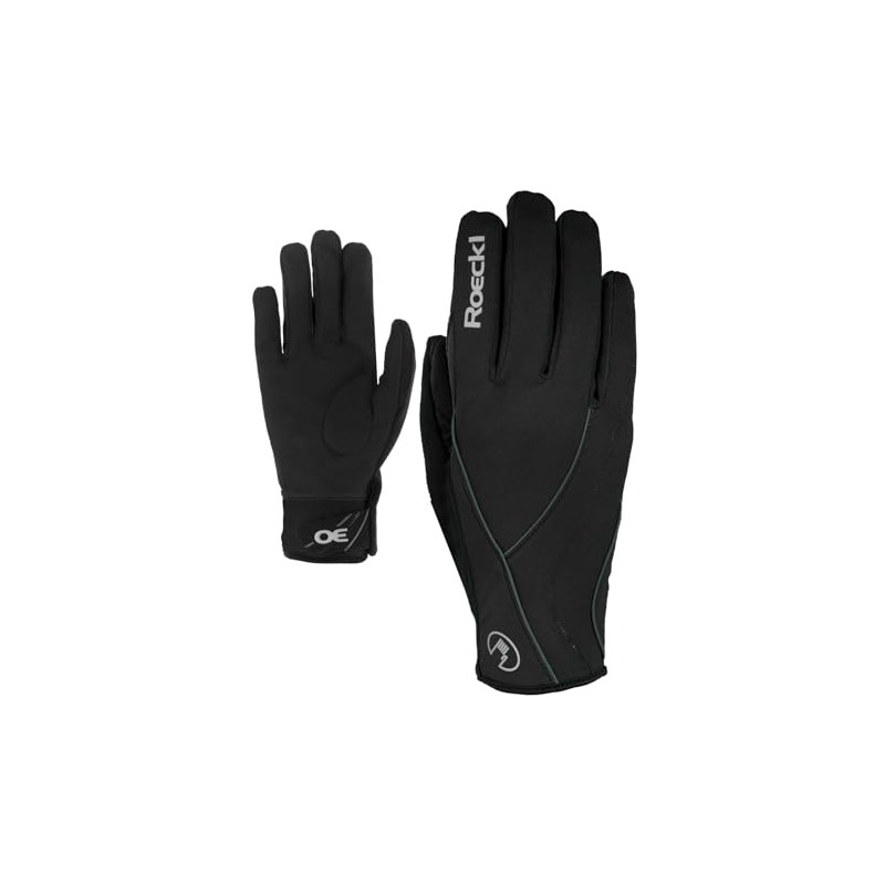 Roeckl Adult Laikko Gloves, Black, 8