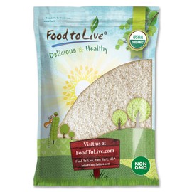Organic Long Grain White Rice, 8 Pounds - Non-GMO, Kosher, Vegan, Raw, Bulk