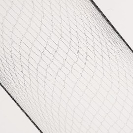 Paquete De 20 Red De Cabello Negra De Cocina, Malla Elástica Invisible Para Peluca Ajustable, Protector Para Pelo De Uso Rudo Pelo Con Borde Elástico De Malla, 50 cm, 20 Unidades, Embalaje A granel