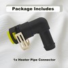 Cooling Water Hose Connector Heater Pipe Connector Compatible with Mazda