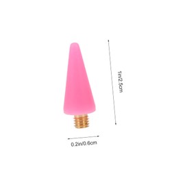 Gatuida Dotting Pen Wax Tip 12pcs Replacement Tips for Nail Art Hotfix Rhinestones Manicure Kit 6 Colors to Match Your Pen