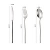 Stainless Steel Cutlery, Cutlery Set Home Hotel Restaurant Knife, Fork