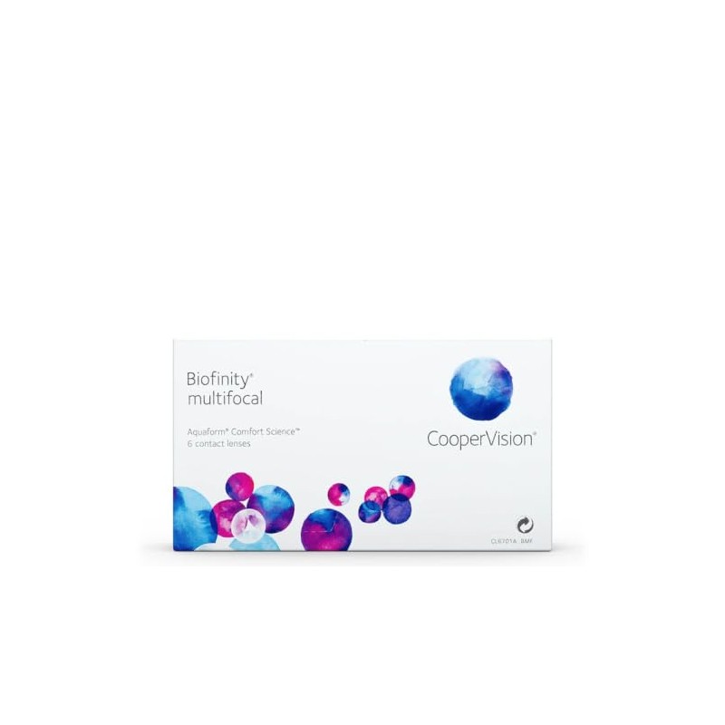 Biofinity Multifocal D-Profile Monthly Lenses Soft Pack of 6 /