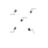 LICHIFIT 5pcs 3.5mm/4.3mm/4.5mm Ground Spring Oscilloscope Probe Torsion Spring for Tektronix Oscilloscope Probe Spare Parts