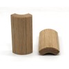 5/8" x 2" x 4" Red Oak Outside Radius Corner