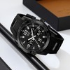 Men Digital Sports Watch Dual Dial Dual Time Display 50m