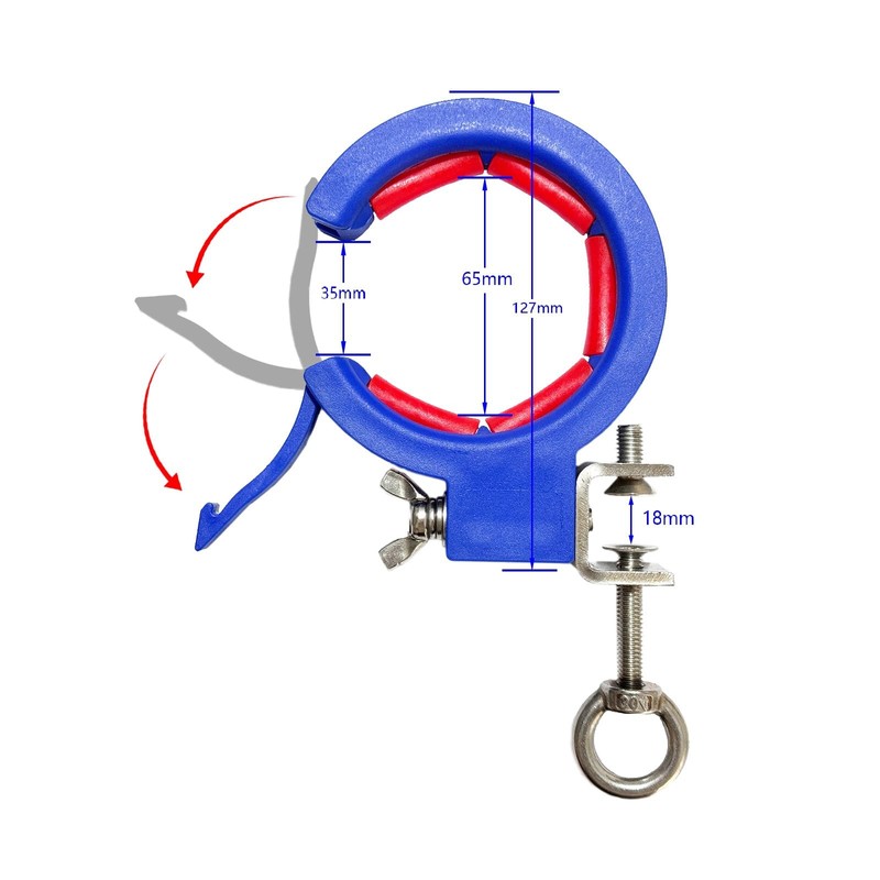 5pcs Upgraded Blue Cable Wire Threading Tool Cable Tray Roller